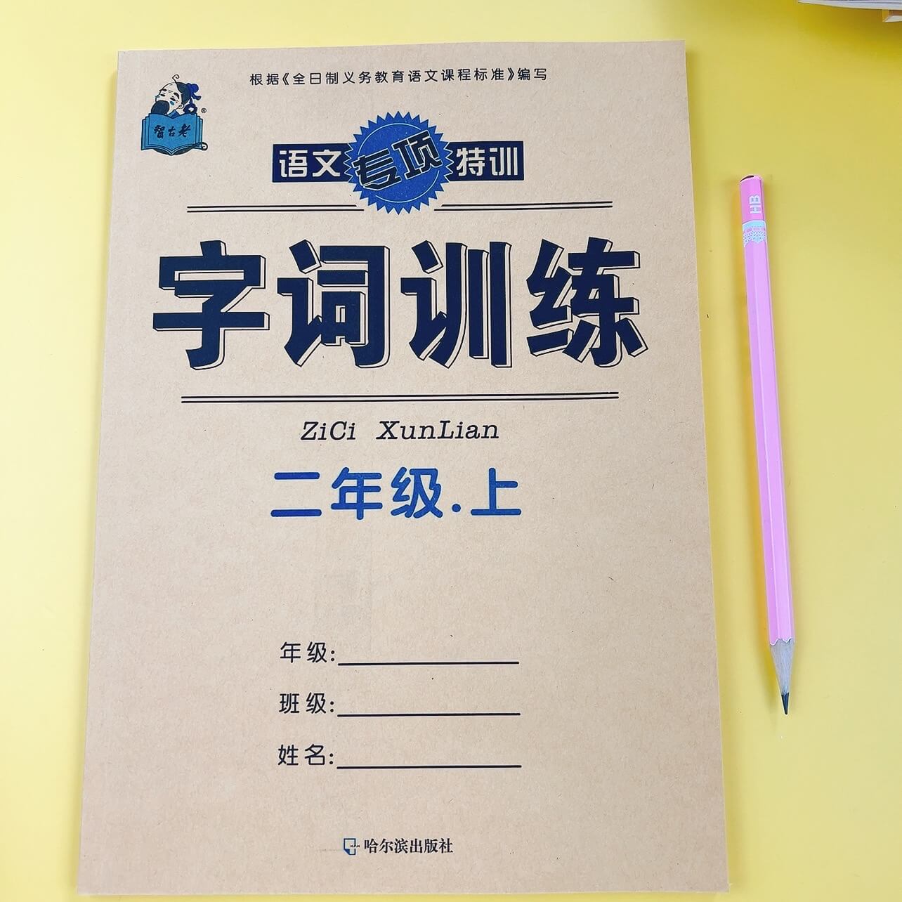 小学生2年级上册部编人教版同步句子训练照样子仿写句子加标点语文造句训练课堂课业本二年级扩写句子把句子补充完整句子排序-封面