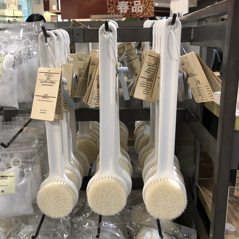 日式洗澡刷软毛男女搓泥长柄搓后背沐浴刷身体刷搓澡神器