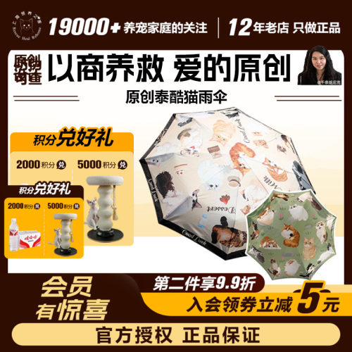 领养之家  救基地泰酷猫DiYi季原创周边产品雨伞