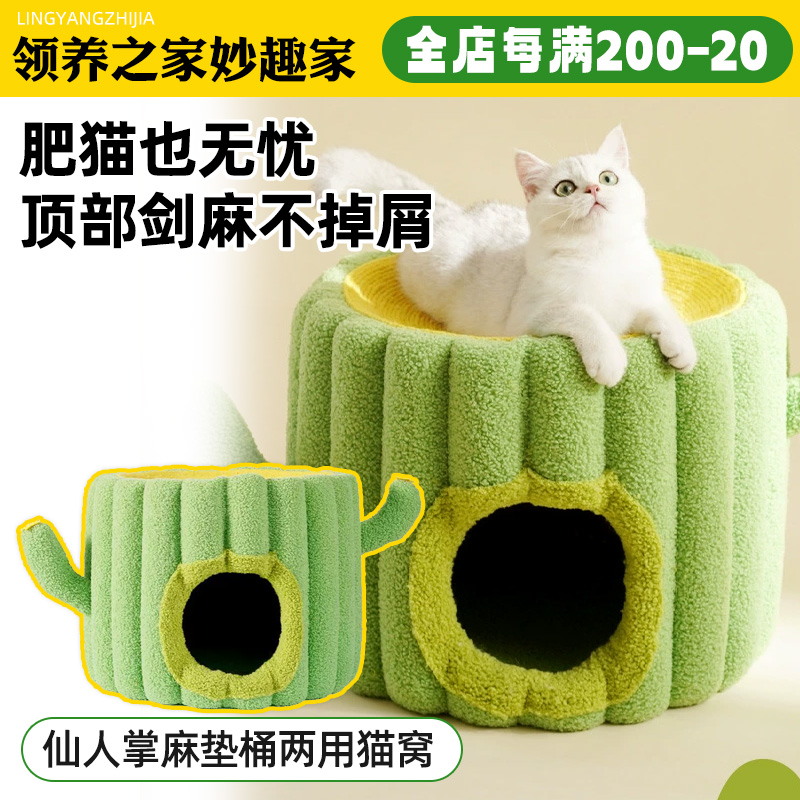 高颜值猫窝仙人掌耐磨
