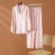 套装 纯色家居服 重磅100%真丝女素绉缎气质 高奢丝滑 睡衣2件套裤