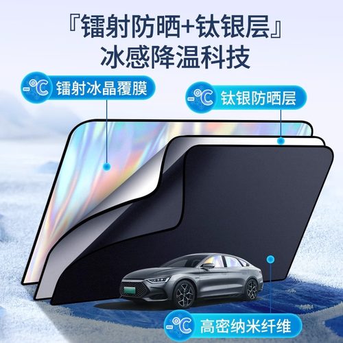 隐私帘防晒侧窗防强光遮阳板车挡