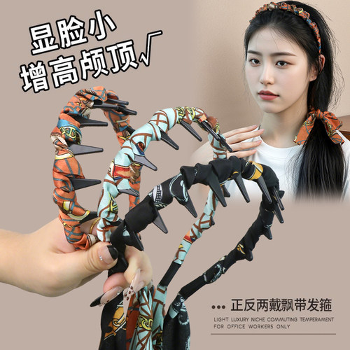 宫廷繁花飘带发箍2025年新款