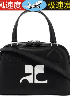 古未界春夏Bowling皮革保龄球包博主同款双提手单肩包