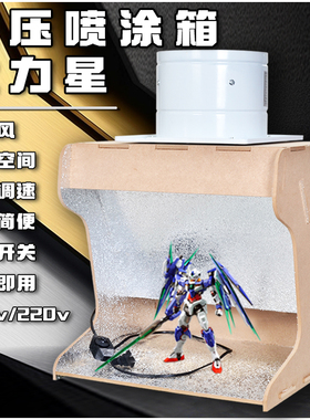 负压式抽风机排气扇大力星DIY工作台加大40X30X43cm上色