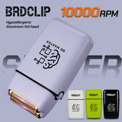 BRDCLIP 新款609 1万转发廊增白器男士浮动双刀头往复式剃须刀