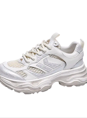 【正品】女子增高厚底防滑耐磨老爹鞋 K0E45MC42J-012