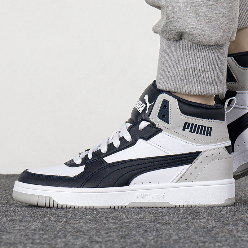 PUMA彪马男鞋2023春季新款复古高帮休闲鞋374765-11