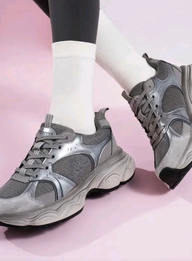 【正品】女子增高防滑耐磨运动休闲老爹鞋 K0E25MC57J-138