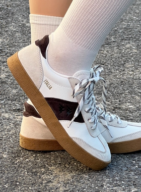 【正品】 男女同款轻便德训鞋防滑耐磨低帮板鞋K0DX5CC06F-012C