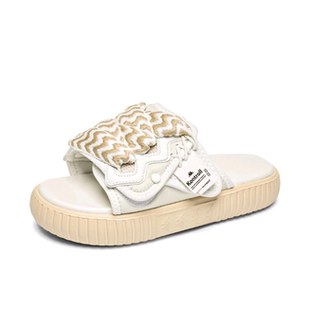 【微瑕38码】 男女OFFLINE潮流魔术贴一字拖鞋K0EX5LT23CJ-012