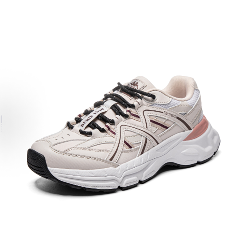 【正品】Kappa卡帕 女子防滑耐磨透气轻便低帮老爹鞋K0D85MC28CJ-