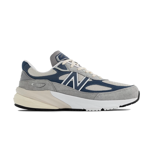 New Balance NB美产 990V6系列海军蓝低帮猪皮复古慢跑鞋 U990TC6