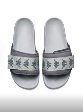 【正品】男女轻便凉爽舒适串标魔术贴一字拖鞋K0DX5LT10-1108