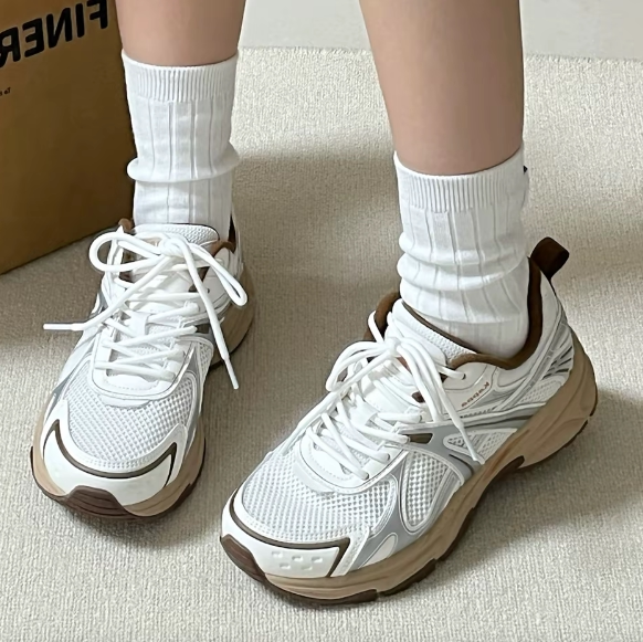 【正品】贝尔纳多系列男女Y2K复古跑鞋老爹鞋K0EW5MC10CJ-012A