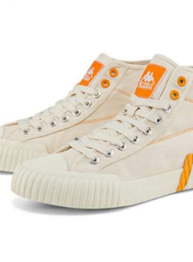 【正品】 串标休闲透气高帮帆布鞋男女同款鹭羽白K0BY5VS03D-024