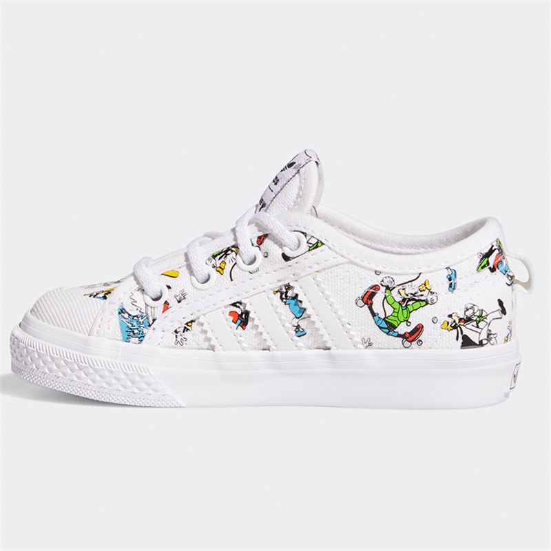 Adidas阿迪达斯 三叶草 NIZZA DISNEY 联名儿童运动休闲鞋 FW3822