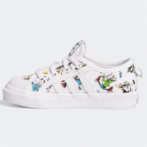 Adidas阿迪达斯 三叶草 NIZZA DISNEY 联名儿童运动休闲鞋 FW3822