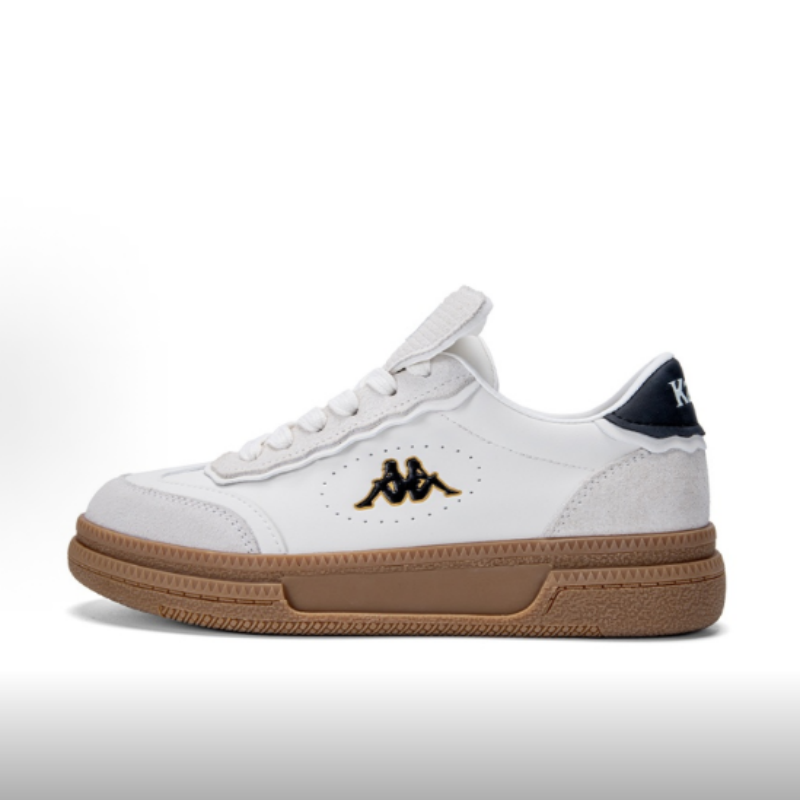 【正品】Kappa 女款 舒适简约防滑耐磨 低帮板鞋  K0E25CC83J-012