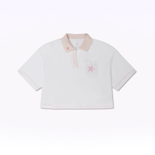 A01 CONVERSE匡威夏短款 翻领Polo衫 潮流短袖 女子10025875