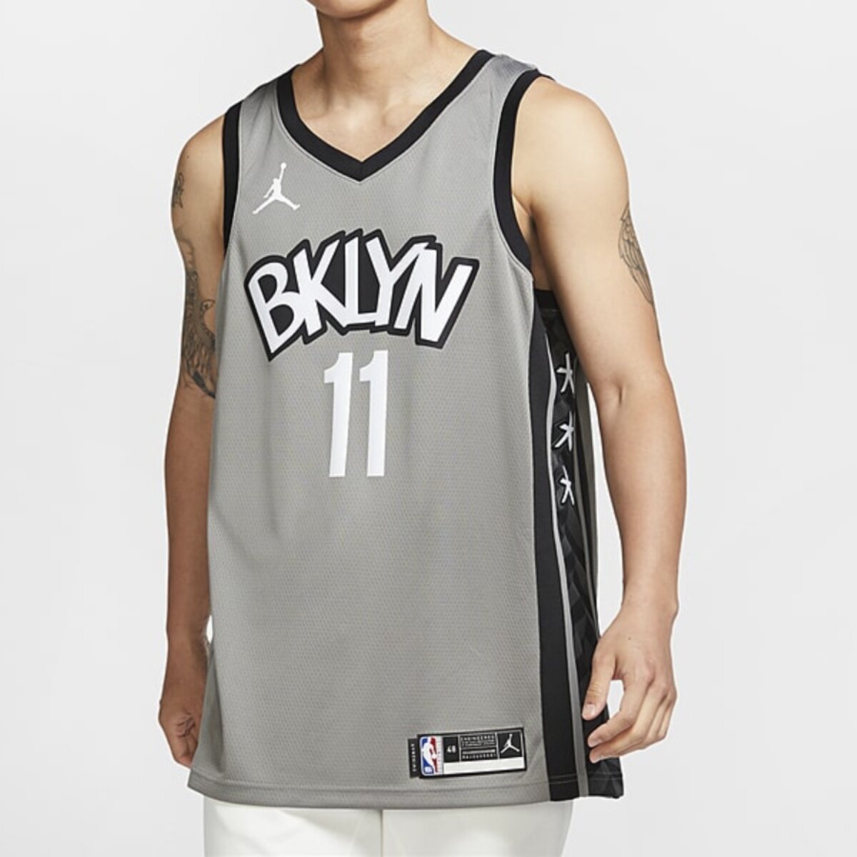 nike/耐克 布鲁克林篮网队 欧文男子sw球衣篮球背心cv9469-008