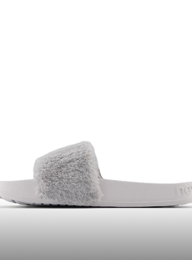 NEW BALANCE女毛绒运动休闲拖鞋SWF200ZM