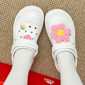 【正品】女夏季凉拖鞋时尚厚底潮流百搭洞洞鞋 K0G25LL76CJ-012
