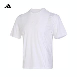 Adidas阿迪达斯男童2024训练运动休闲圆领短袖T恤IT1773
