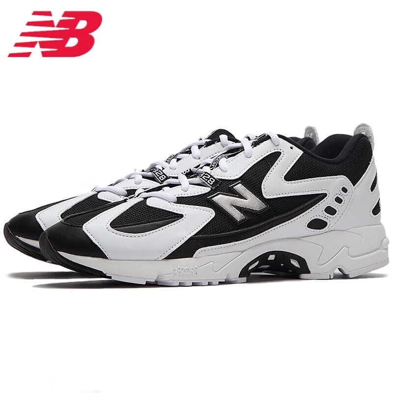 NEW BALANCE男女鞋冬季新款NB老爹鞋运动鞋黑白休闲鞋ML828CC-封面