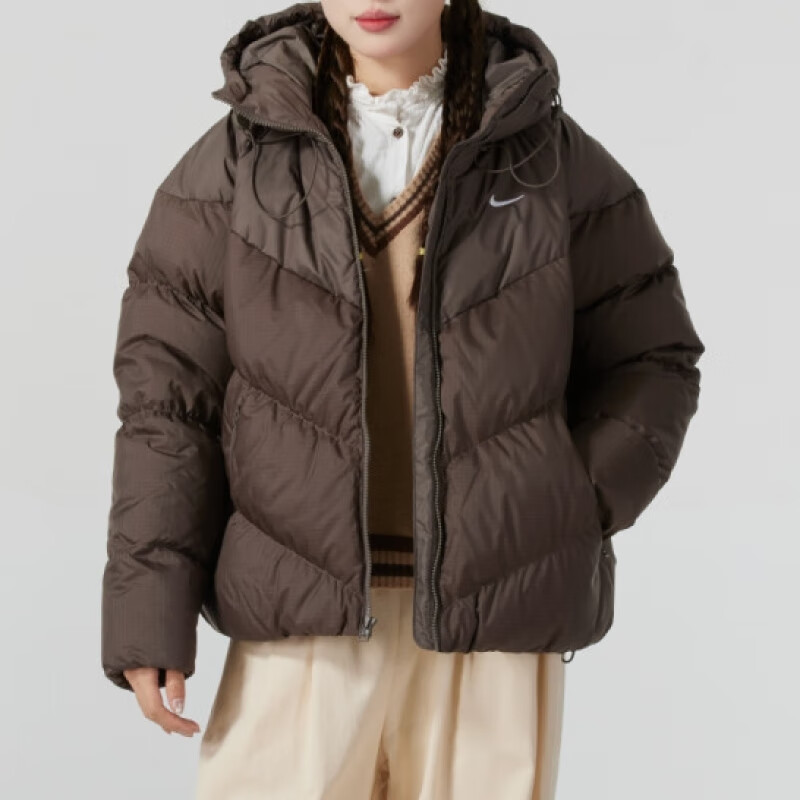 Nike耐克羽绒服女装冬季新款Storm-FIT防风拒水面包服HF7871-004