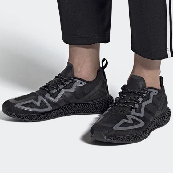 阿迪达斯三叶草 ZX 2K 4D 新款男女经典运动鞋FZ3561