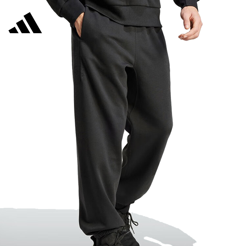 阿迪达斯秋冬季男子运动休闲收口长裤IX1252