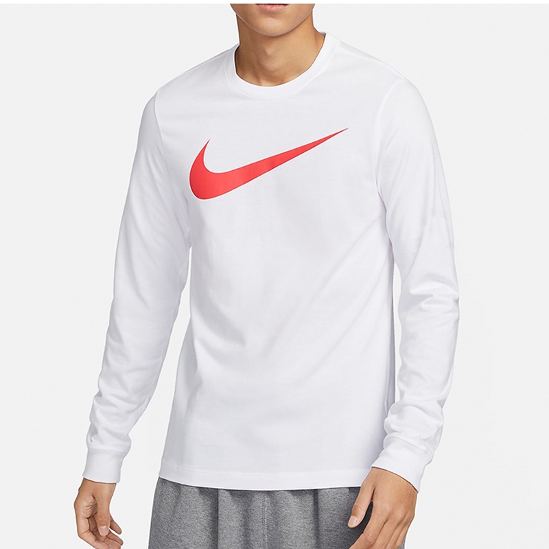 Nike耐克2024新款男士针织透气圆领长袖T恤DZ2988-100