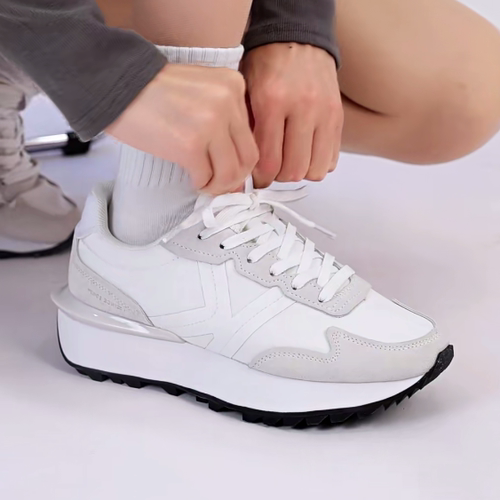 【正品】男女复古休闲舒适百搭低帮跑步鞋K0EX5MM19CJ-012
