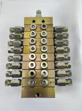 正品1000型递进式分配器片式油路分配器冲床润滑分配器黄油分配器