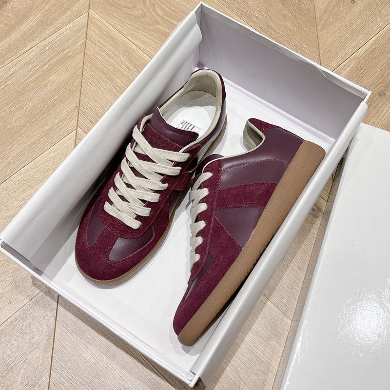 thumbnail for Top version 2025 new retro dexun sneakers, casual flat shoes, single shoes, genuine leather, versatile lace-up small white shoes