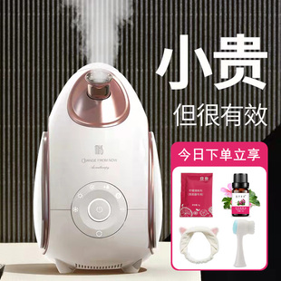美克斯蒸脸器冷热双喷纳米喷雾机补水脸部打开毛孔家用美容蒸脸仪