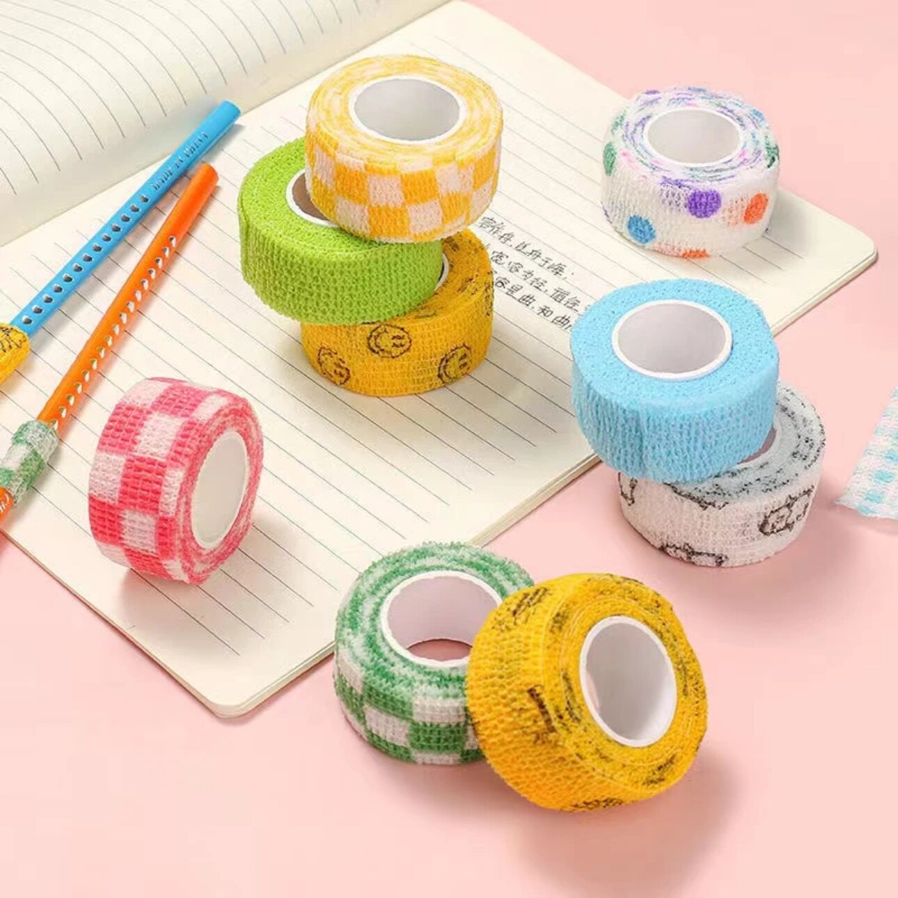 十字绣专用护指自粘绷带学生写字防磨手防起茧透气舒服弹力大