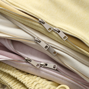 抽绳高腰卫裤 淘么淘 省心穿搭 连帽双拉链卫衣外套 两件套女春款