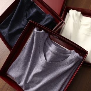 圆领T恤小上衣女 轻柔呼吸感天丝亚麻雪花点短袖 淘么淘 好穿暴击