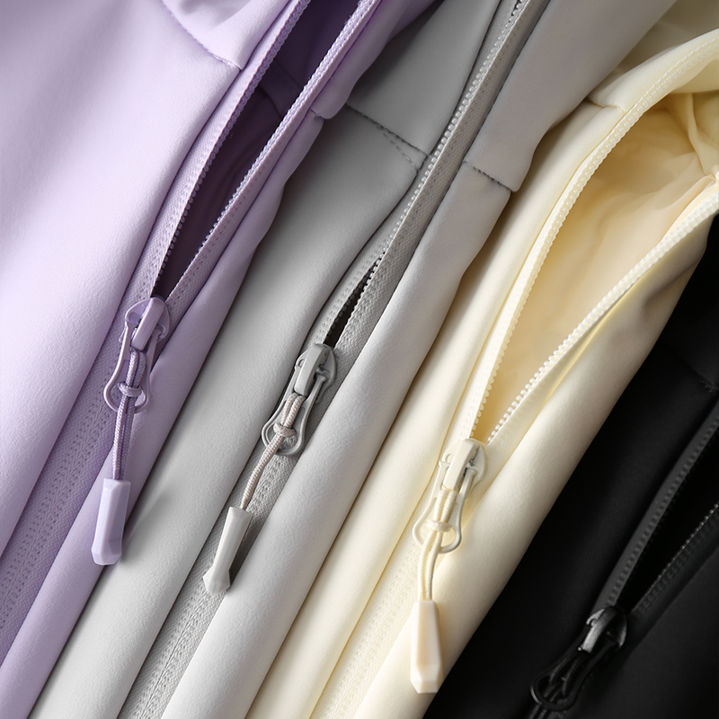 淘么淘 lu风系列 进口95白鸭绒三合一修身户外轻羽绒服连帽外套女