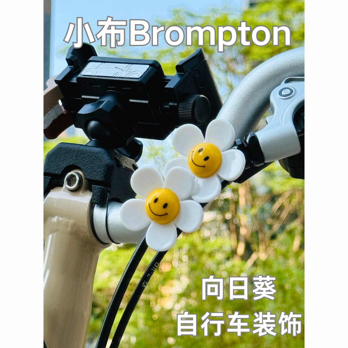 小布折叠自行车取悦自己装饰心情太阳花七彩花大礼包1包两个装