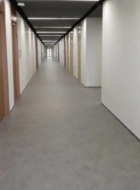 LVT地板仿水磨石PVC地胶灰白色仿石材塑胶地砖黑色水泥纹石塑地板