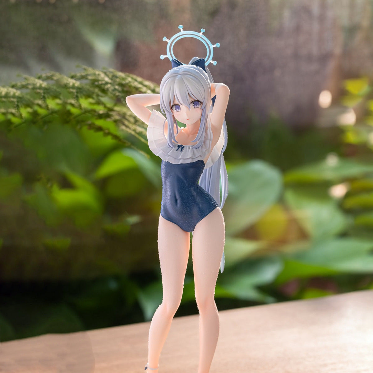 【全款】蔚蓝档案美少女月雪宫子水着机箱泳装摆件手办模型玩具礼