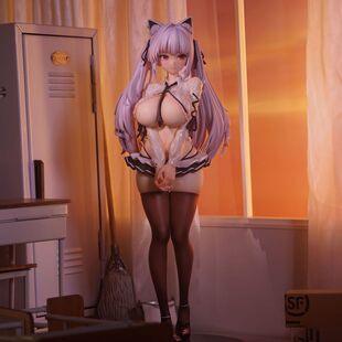 阿尔维娜美少女动漫周边手办 摆件场景桌搭雕像模型礼物 全款