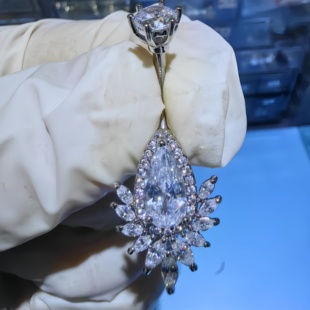 CZ Belly Button Ring Real 925 Silver肚脐环肚脐钉锆石重工御姐