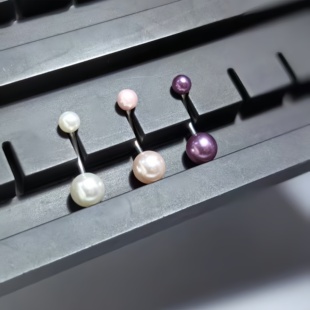 亚克力肚脐钉仿珍珠肚脐环轻便肚脐钉Navel Piercing