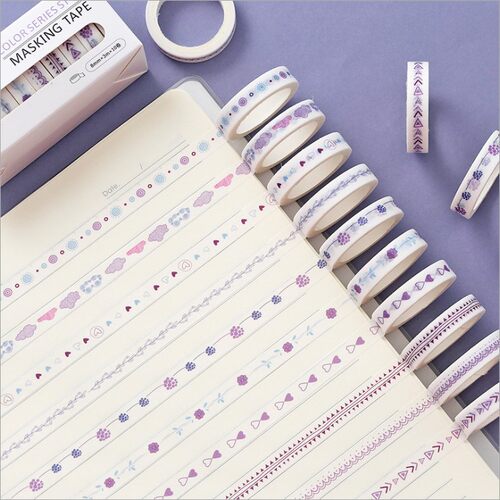 DIY10卷胶带手帐彩色工具相册