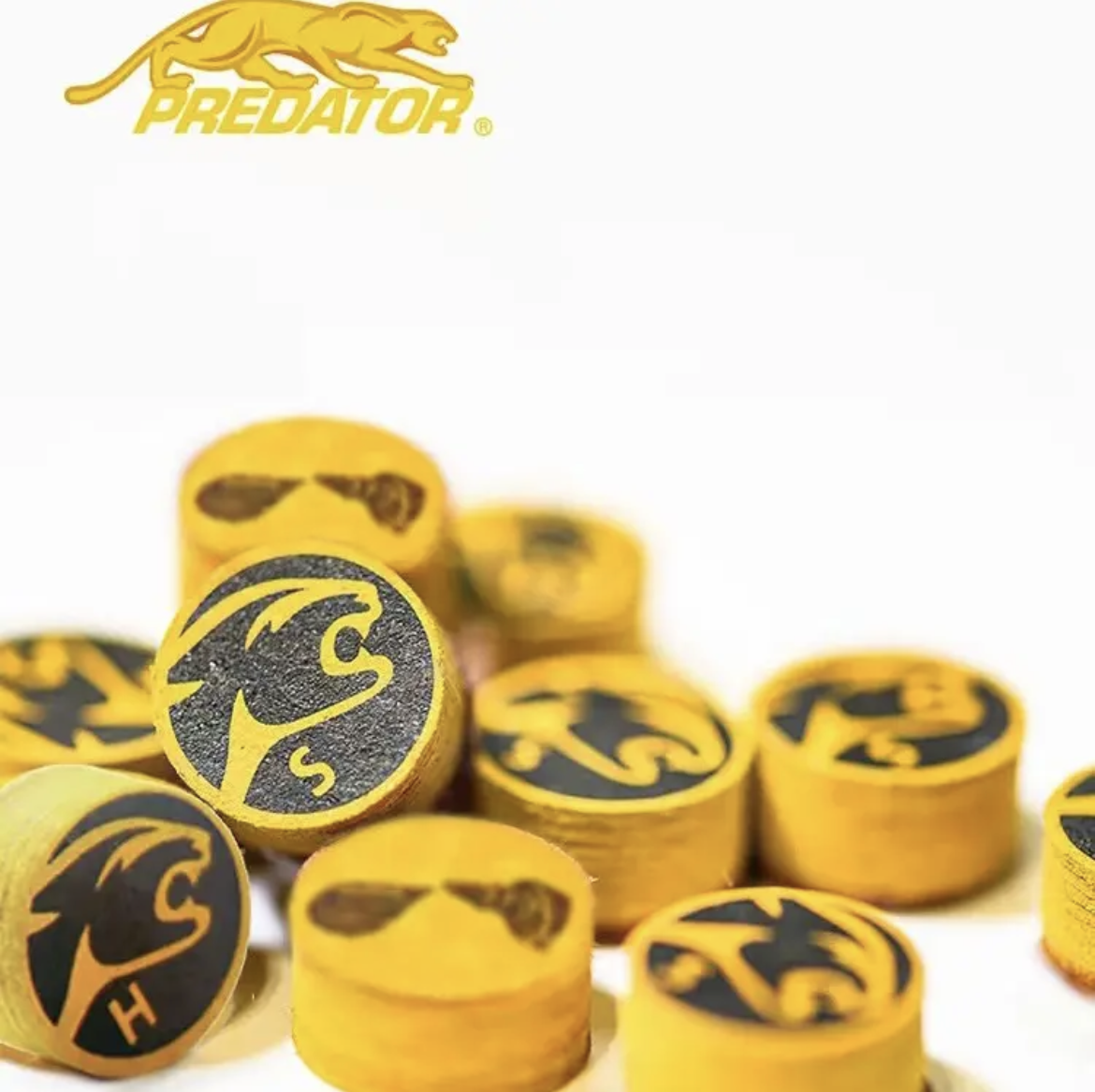 PREDATOR美洲豹胜利者皮头正品九球桌球台球杆小头杆头配件用品