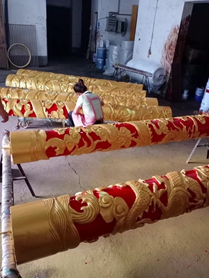 龙东阳木雕贝氏木中式东阳木雕